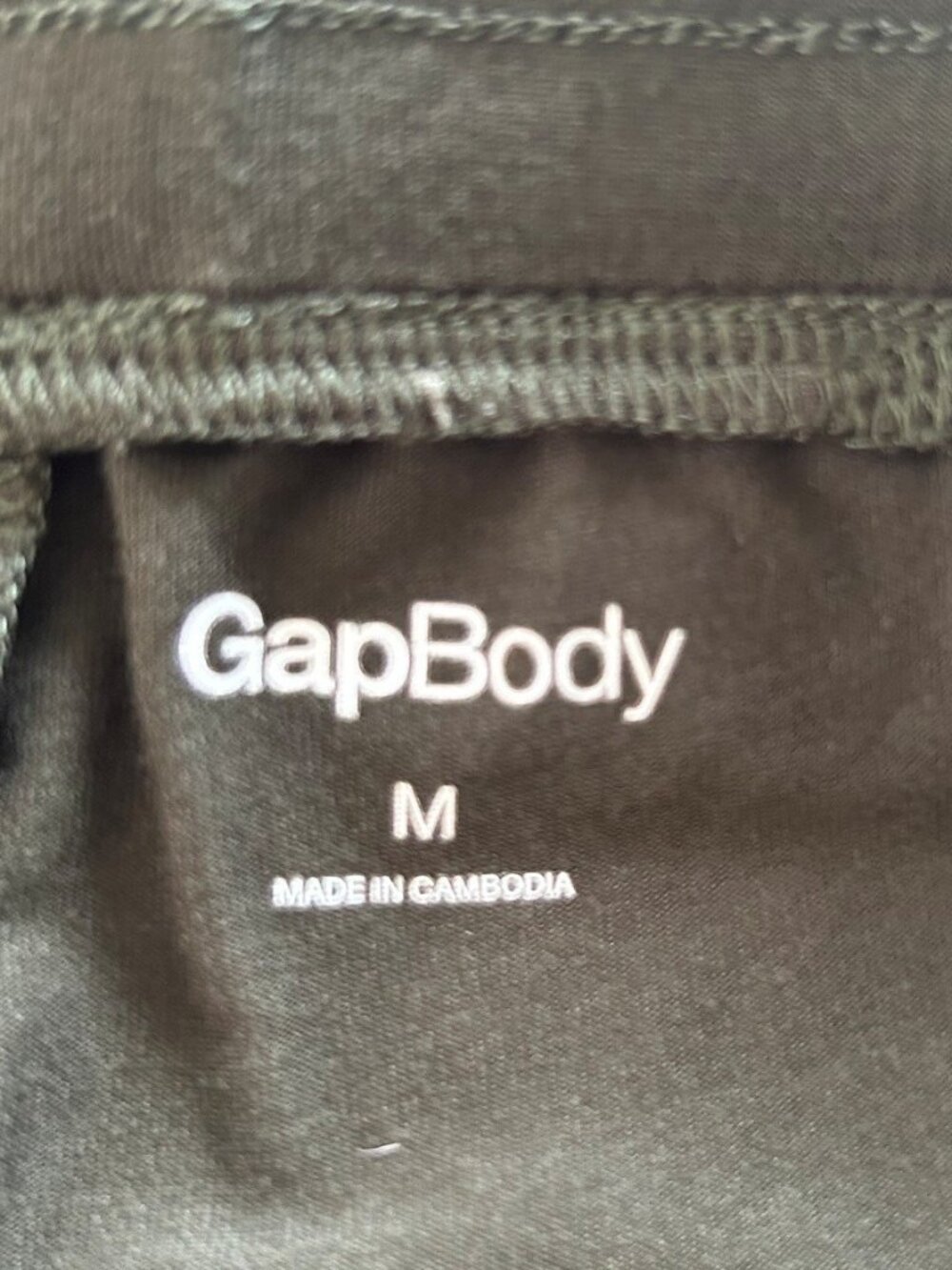 GAP BODY Softest Modal Wide Leg Drawstring Pajama Lounge Pants Olive Sz M EUC - Picture 7 of 9